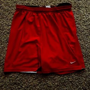 Nike red shorts